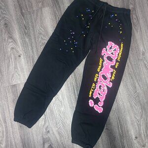 Spider Worldwide P*NK V2 Sweatpants Black Size Medium